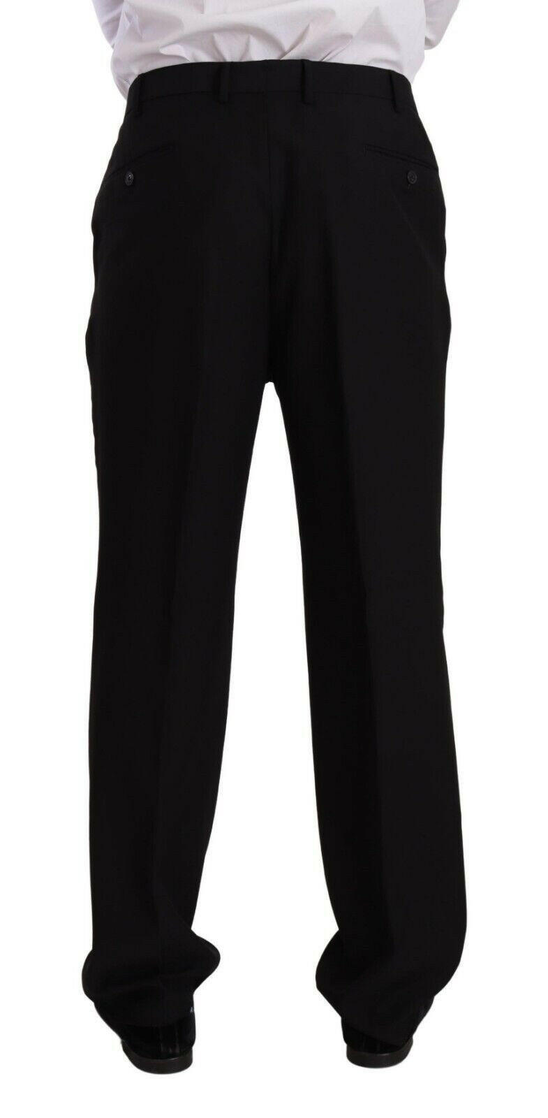 Domenico Tagliente Black Polyester Single Breasted Formal Suit -   -  Domenico Tagliente.