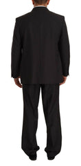 Domenico Tagliente Gray Polyester Single Breasted Formal Suit -   -  Domenico Tagliente.