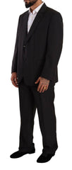 Domenico Tagliente Gray Polyester Single Breasted Formal Suit -   -  Domenico Tagliente.