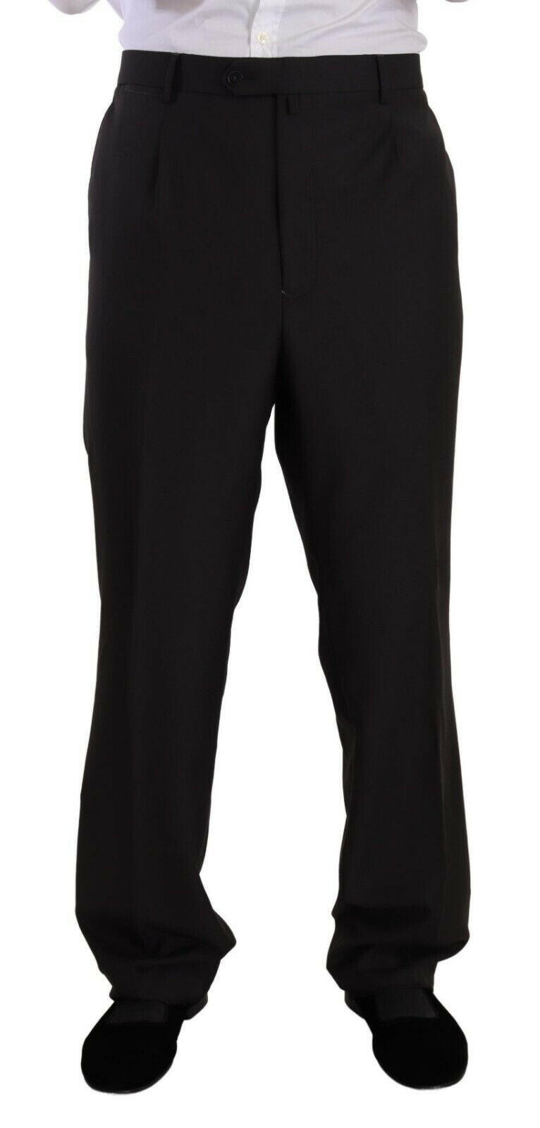 Domenico Tagliente Gray Polyester Single Breasted Formal Suit -   -  Domenico Tagliente.