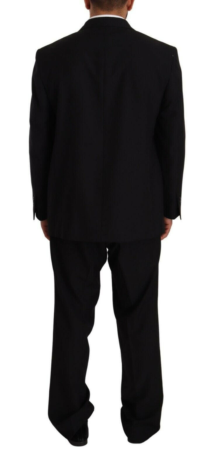 Domenico Tagliente Black Polyester Single Breasted Formal Suit -   -  Domenico Tagliente.