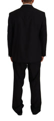 Domenico Tagliente Black Polyester Single Breasted Formal Suit -   -  Domenico Tagliente.