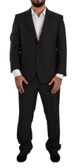 Domenico Tagliente Dark Gray Single Breasted Formal Suit -   -  Domenico Tagliente.