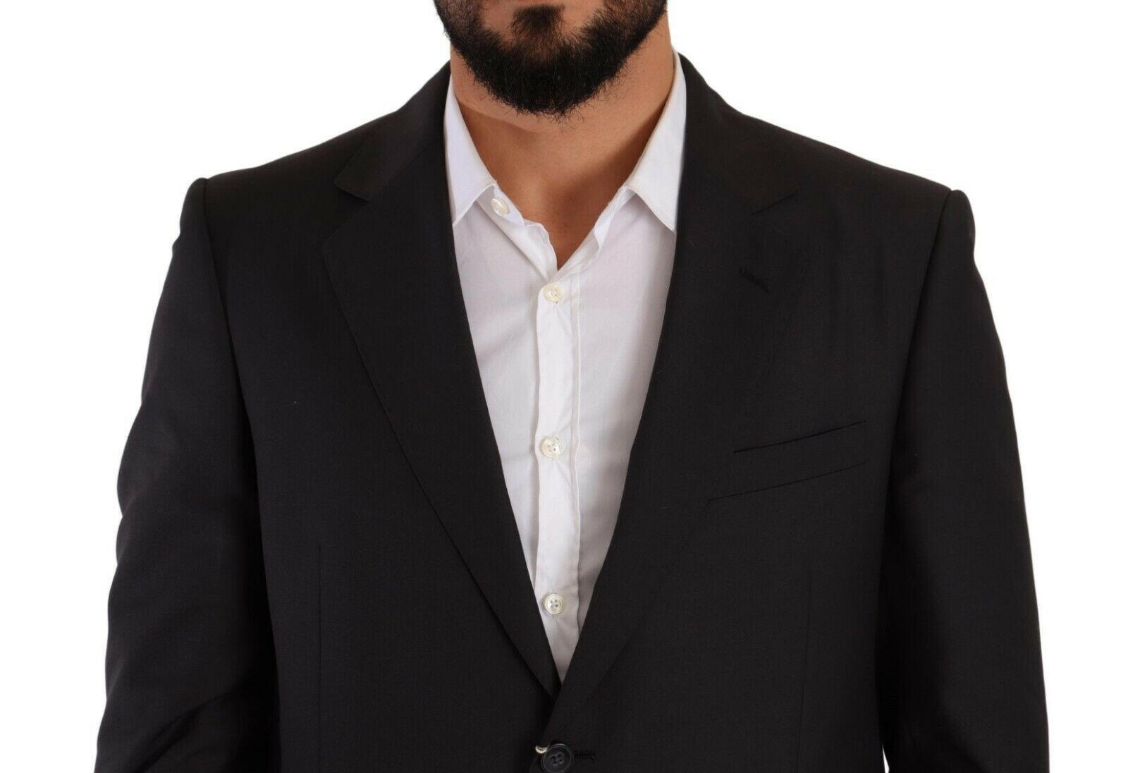 Domenico Tagliente Dark Gray Single Breasted Formal Suit -   -  Domenico Tagliente.