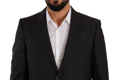 Domenico Tagliente Dark Gray Single Breasted Formal Suit -   -  Domenico Tagliente.