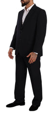 Domenico Tagliente Blue Polyester Single Breasted Formal Suit -   -  Domenico Tagliente.