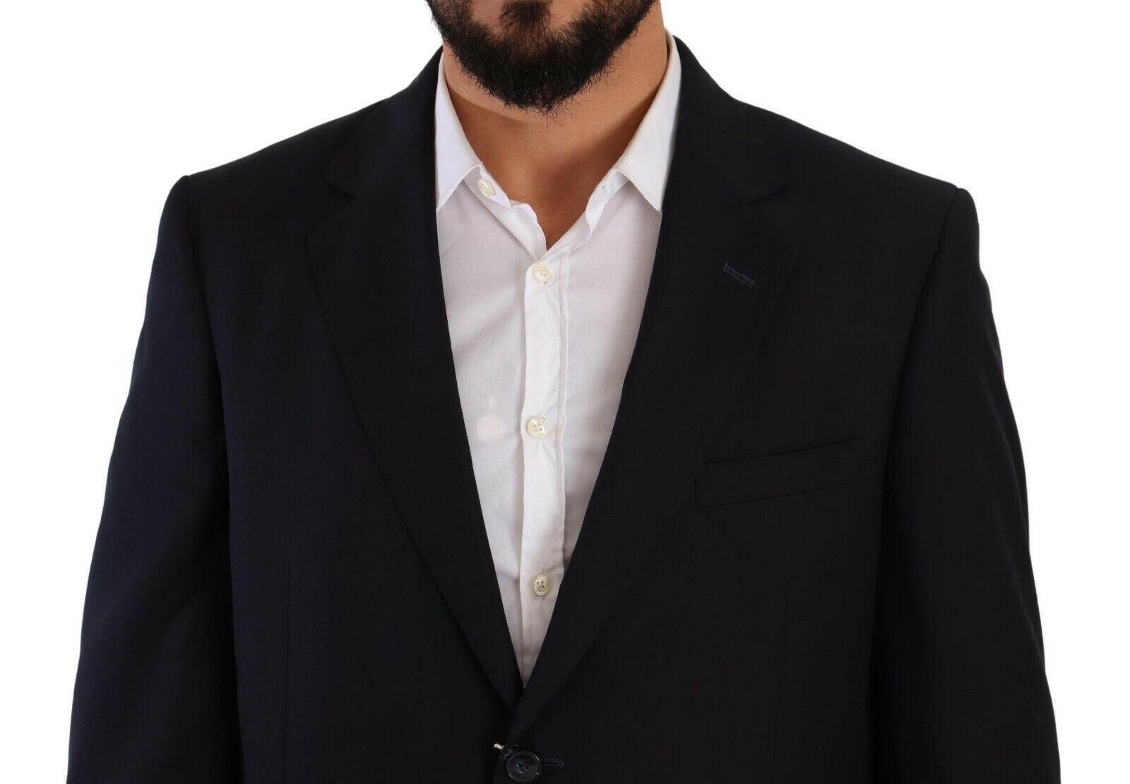 Domenico Tagliente Blue Polyester Single Breasted Formal Suit -   -  Domenico Tagliente.