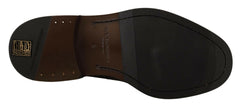 Dolce & Gabbana Black Leather Dress Formal Derby Shoes -   -  Dolce & Gabbana.