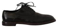Dolce & Gabbana Black Leather Mens Lace Up Derby Shoes -   -  Dolce & Gabbana.