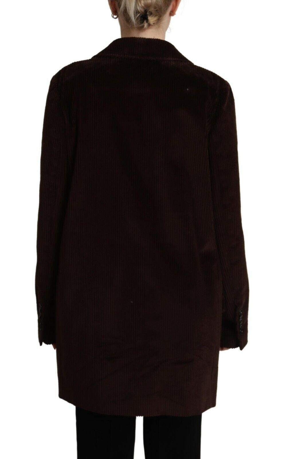 Dolce & Gabbana Bordeaux Corduroy Cotton Blazer Oversized Jacket -   -  Dolce & Gabbana.