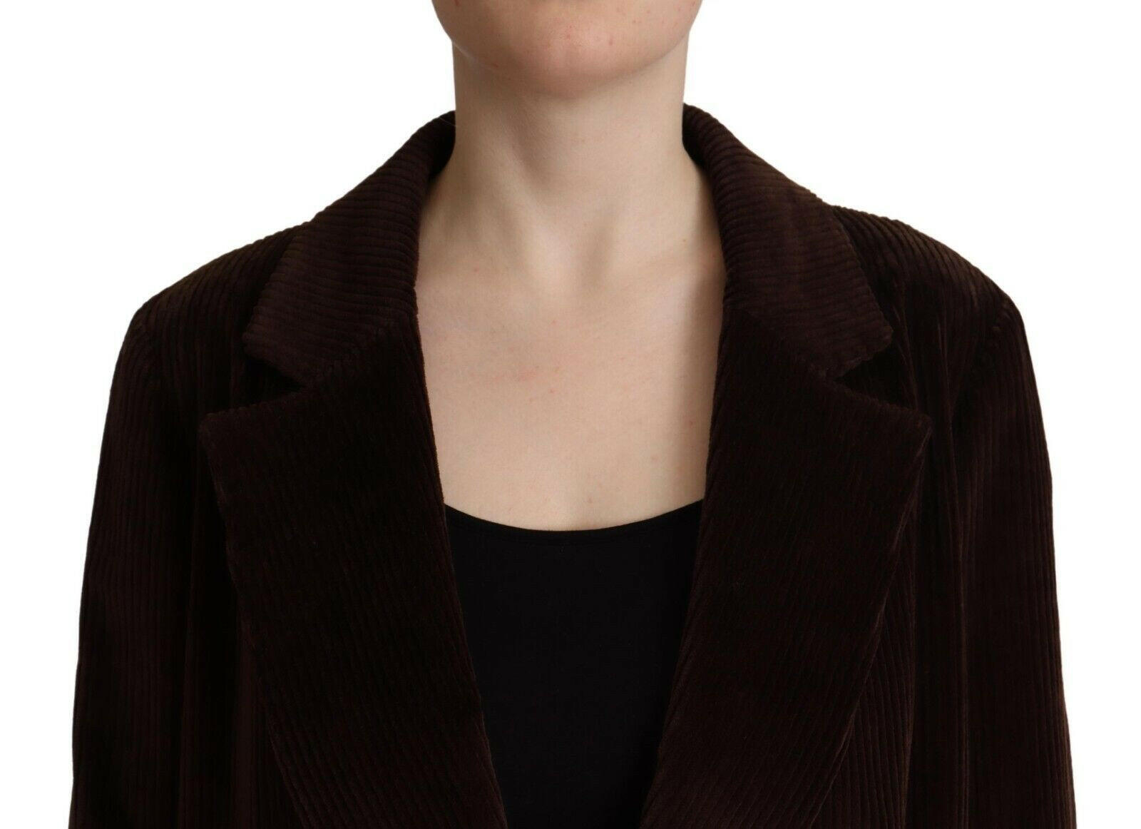 Dolce & Gabbana Bordeaux Corduroy Cotton Blazer Oversized Jacket -   -  Dolce & Gabbana.