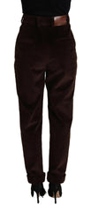 Dolce & Gabbana Bordeaux Corduroy Cotton Trouser Tapered Pants -   -  Dolce & Gabbana.