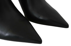 Jimmy Choo Elegant Black Gold Leather Pumps -   -  Jimmy Choo.
