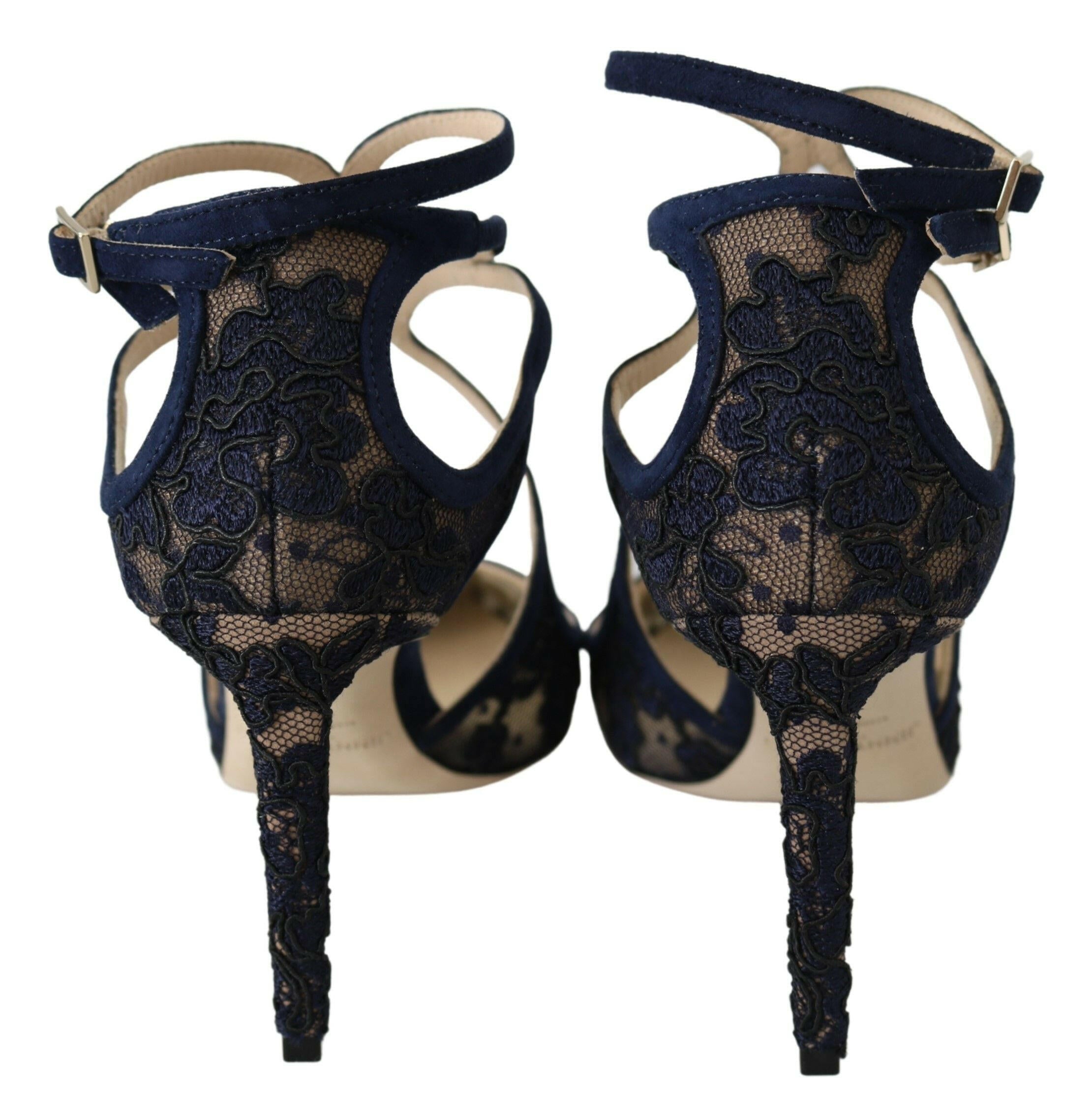 Jimmy Choo Navy Lancer Leather Pumps Elegance Unleashed -   -  Jimmy Choo.