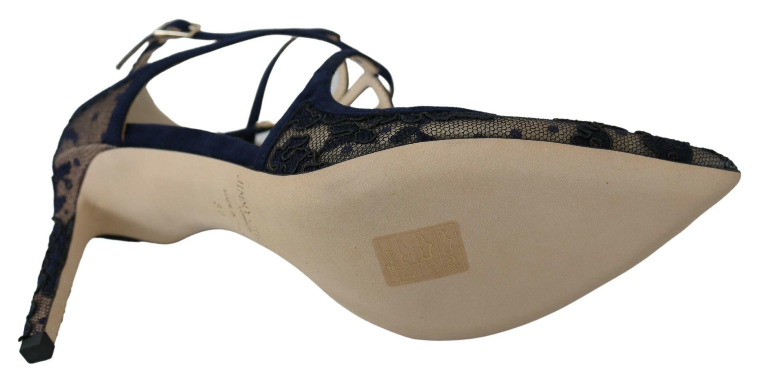 Jimmy Choo Navy Lancer Leather Pumps Elegance Unleashed -   -  Jimmy Choo.