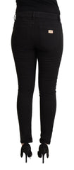 Dolce & Gabbana Black Cotton Mid Waist Denim Slim Fit Jeans -   -  Dolce & Gabbana.