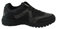 Plein Sport Elegant Black Runner Jasmines Sport Shoes -   -  Plein Sport.