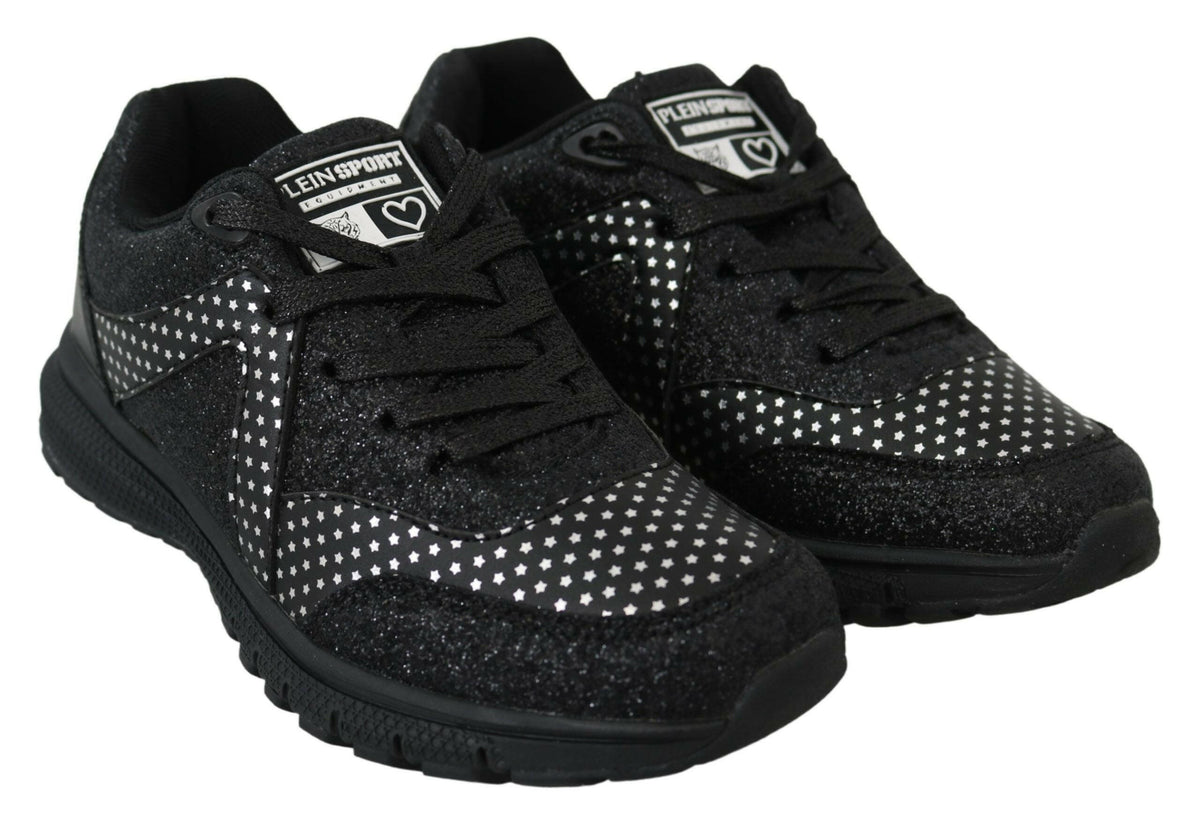 Plein Sport Elegant Black Runner Jasmines Sport Shoes -   -  Plein Sport.