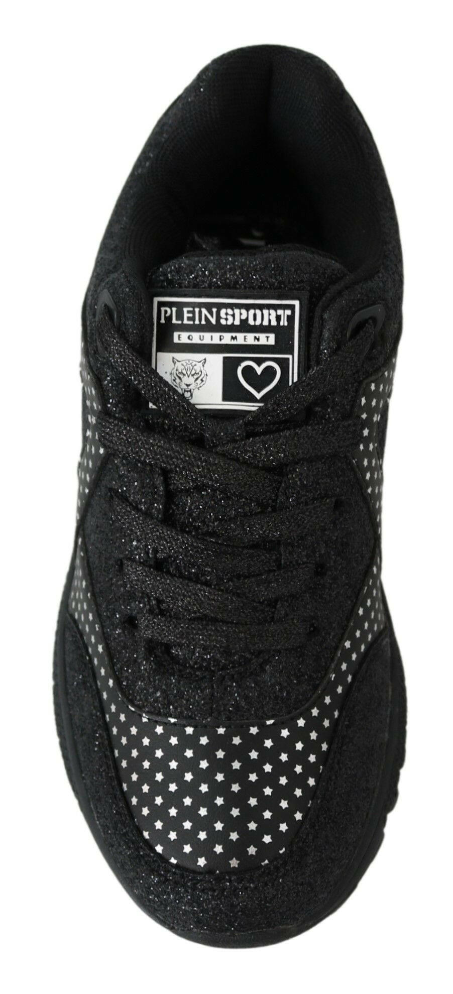 Plein Sport Elegant Black Runner Jasmines Sport Shoes -   -  Plein Sport.