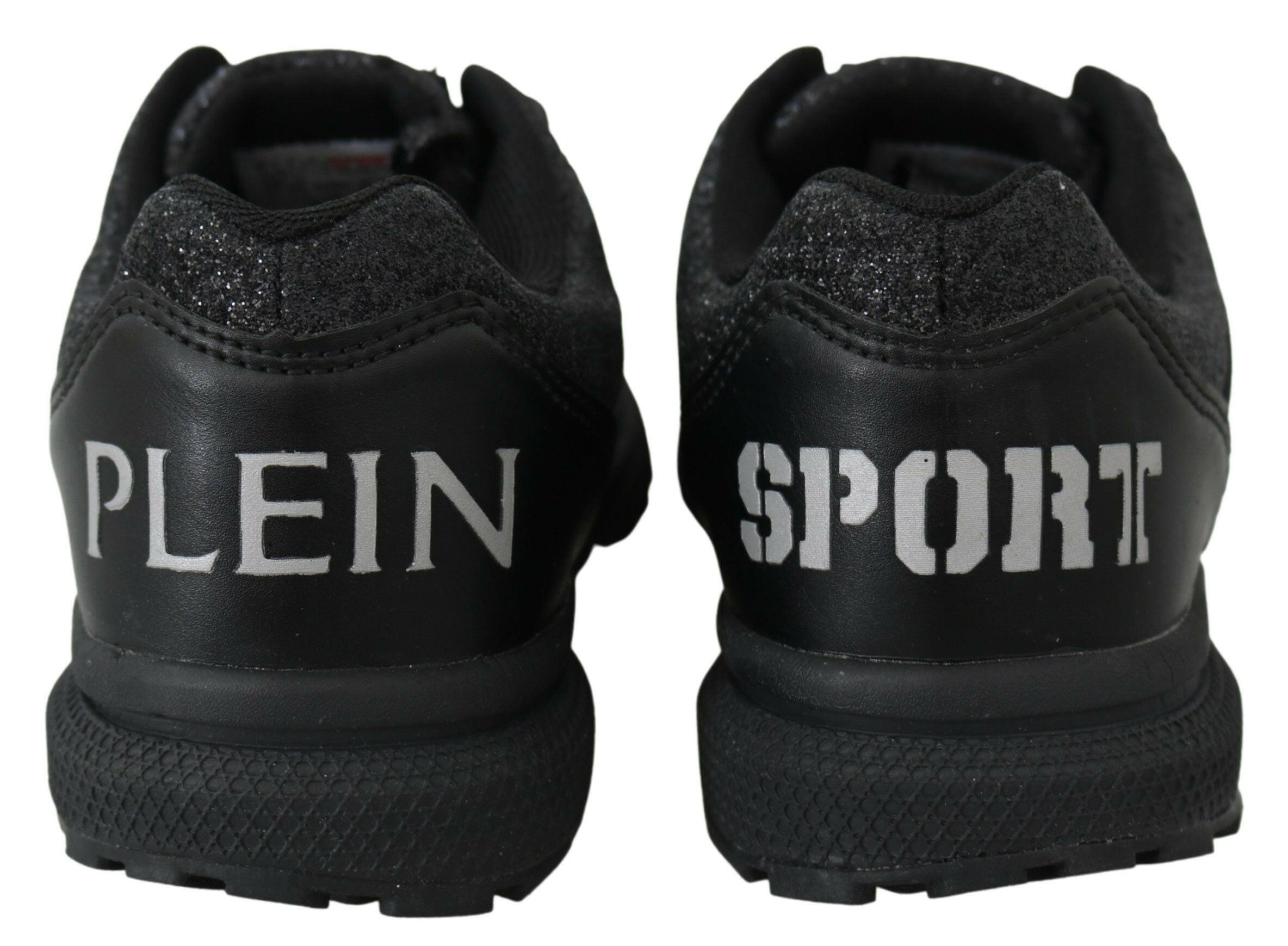 Plein Sport Elegant Black Runner Jasmines Sport Shoes -   -  Plein Sport.