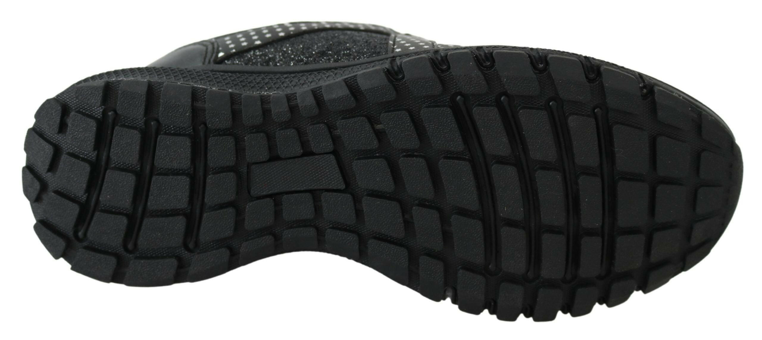 Plein Sport Elegant Black Runner Jasmines Sport Shoes -   -  Plein Sport.