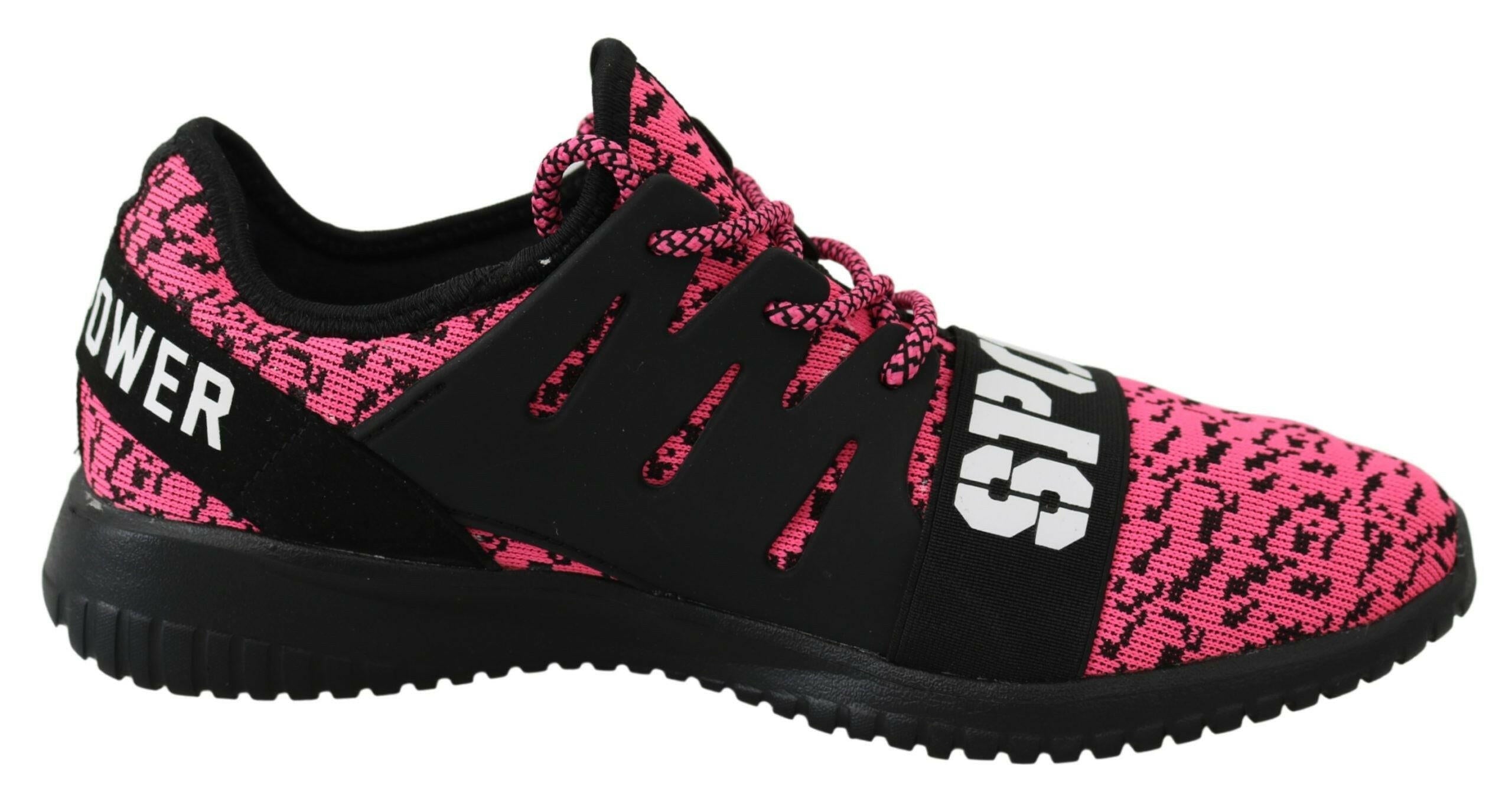 Plein Sport Chic Pink Blush Athletic Sneakers -   -  Plein Sport.