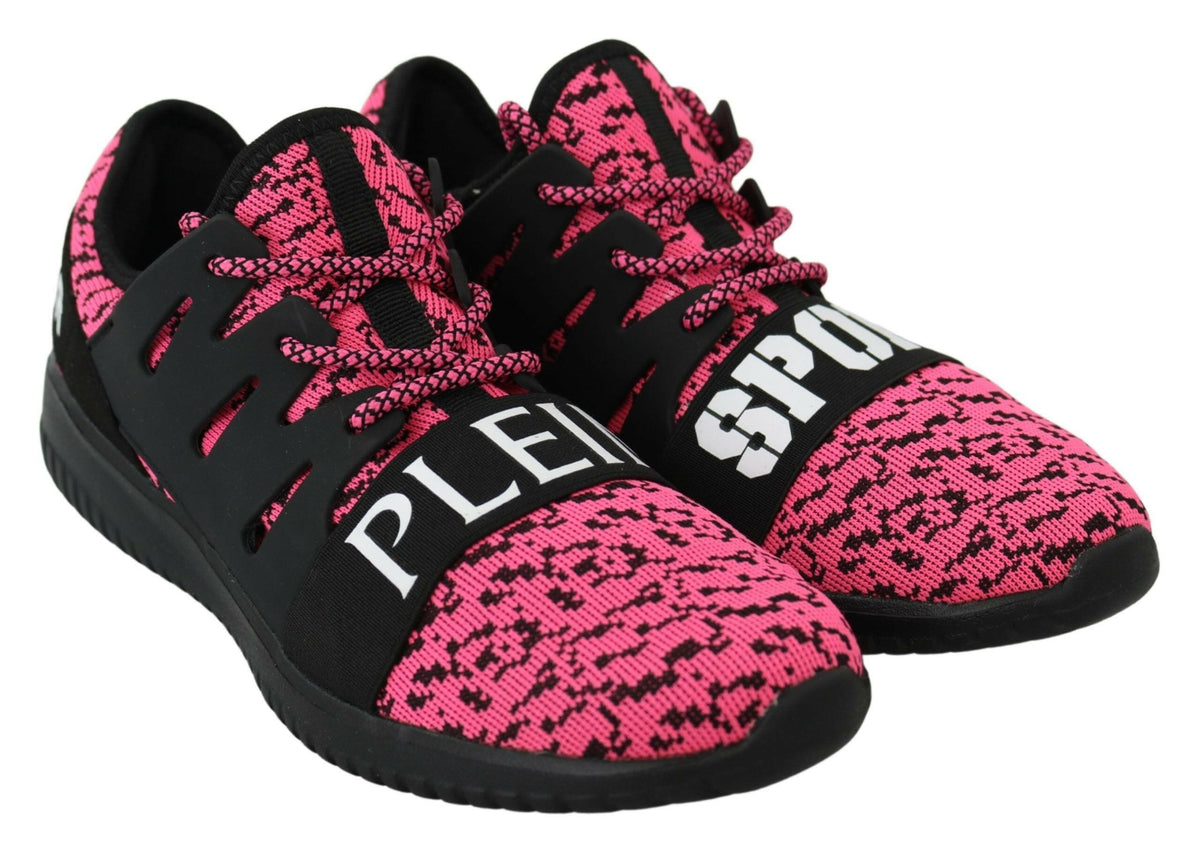 Plein Sport Chic Pink Blush Athletic Sneakers -   -  Plein Sport.