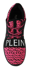 Plein Sport Chic Pink Blush Athletic Sneakers -   -  Plein Sport.