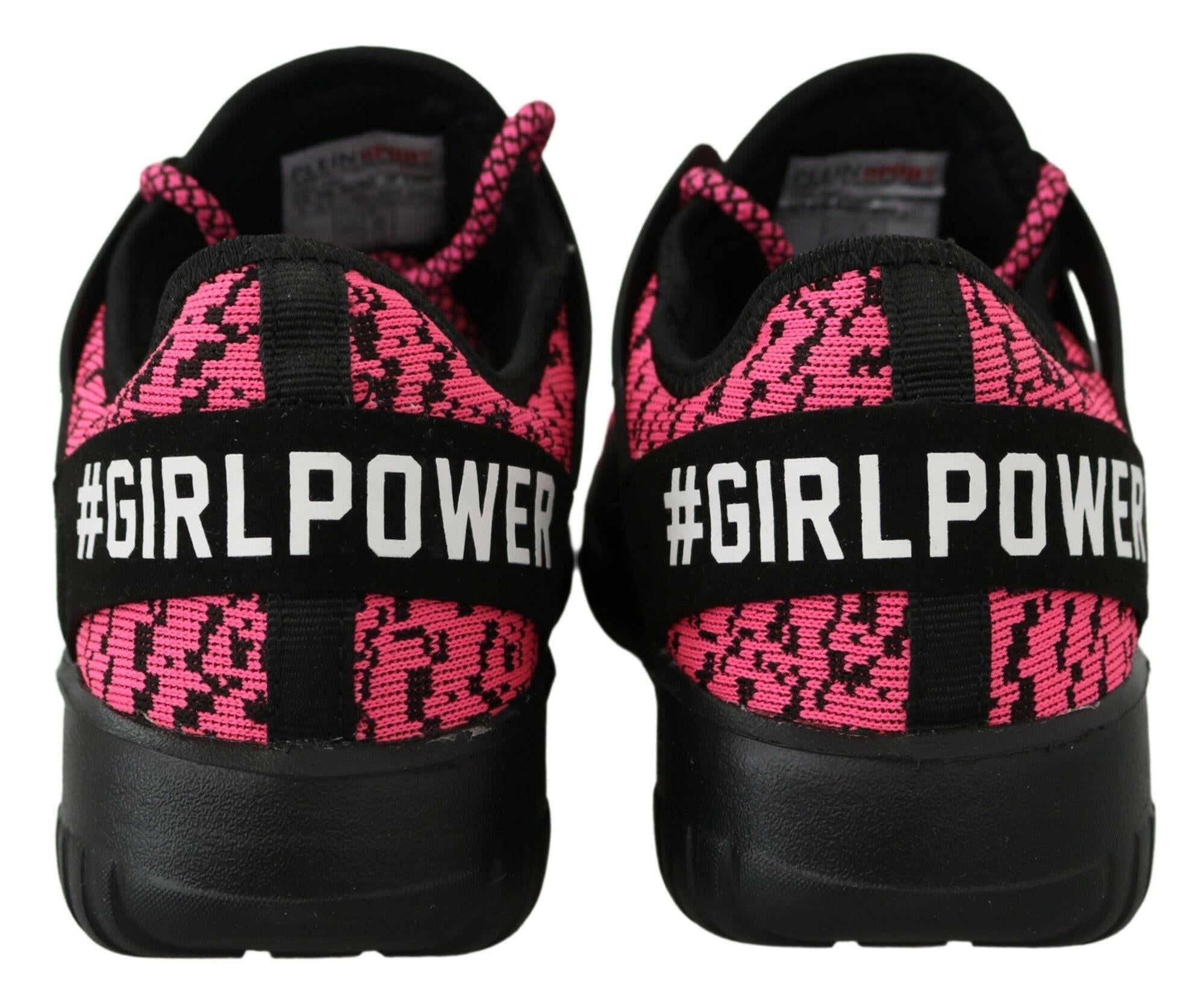 Plein Sport Chic Pink Blush Athletic Sneakers -   -  Plein Sport.
