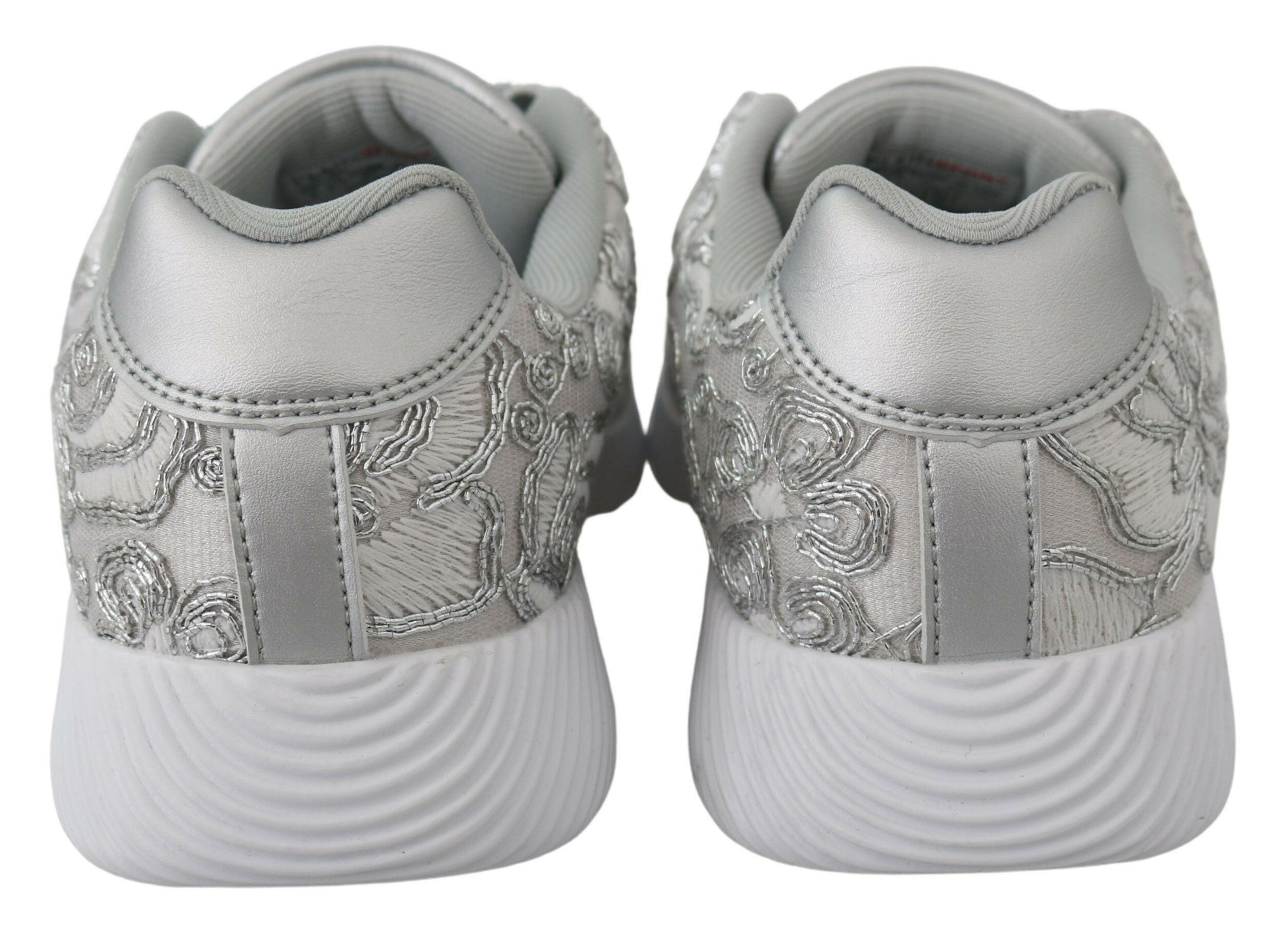 Plein Sport Silver Gleam Runner Joice Sneakers -   -  Plein Sport.