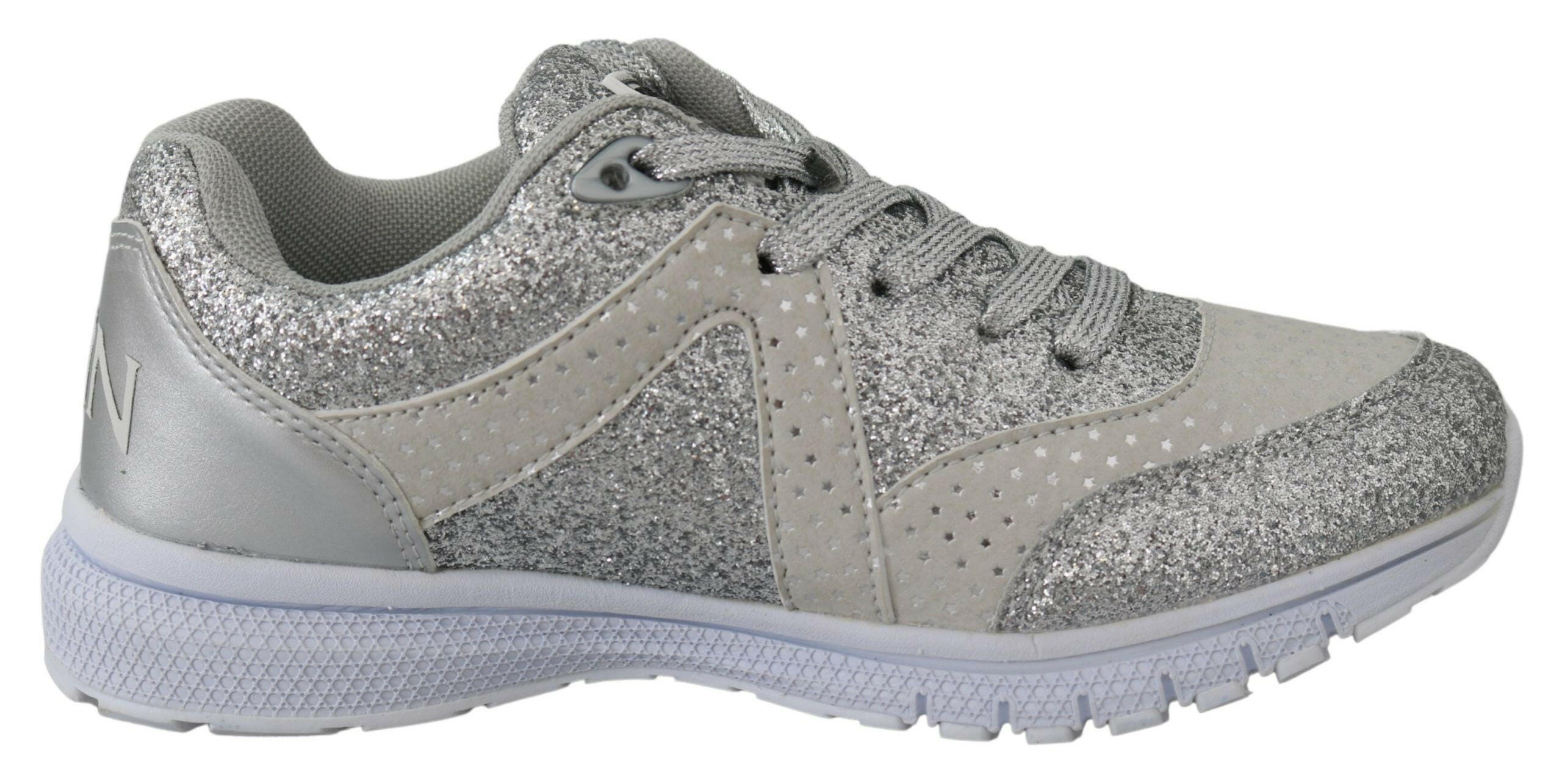 Plein Sport Chic Silver Runner Jasmines Sneakers -   -  Plein Sport.