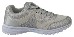 Plein Sport Chic Silver Runner Jasmines Sneakers -   -  Plein Sport.