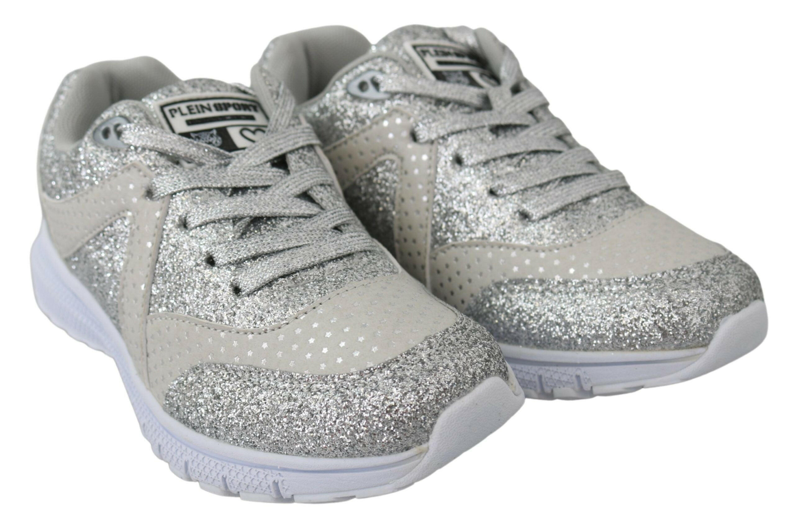 Plein Sport Chic Silver Runner Jasmines Sneakers -   -  Plein Sport.