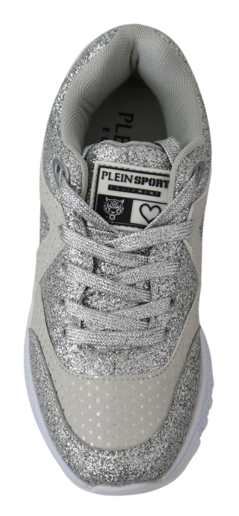 Plein Sport Chic Silver Runner Jasmines Sneakers -   -  Plein Sport.