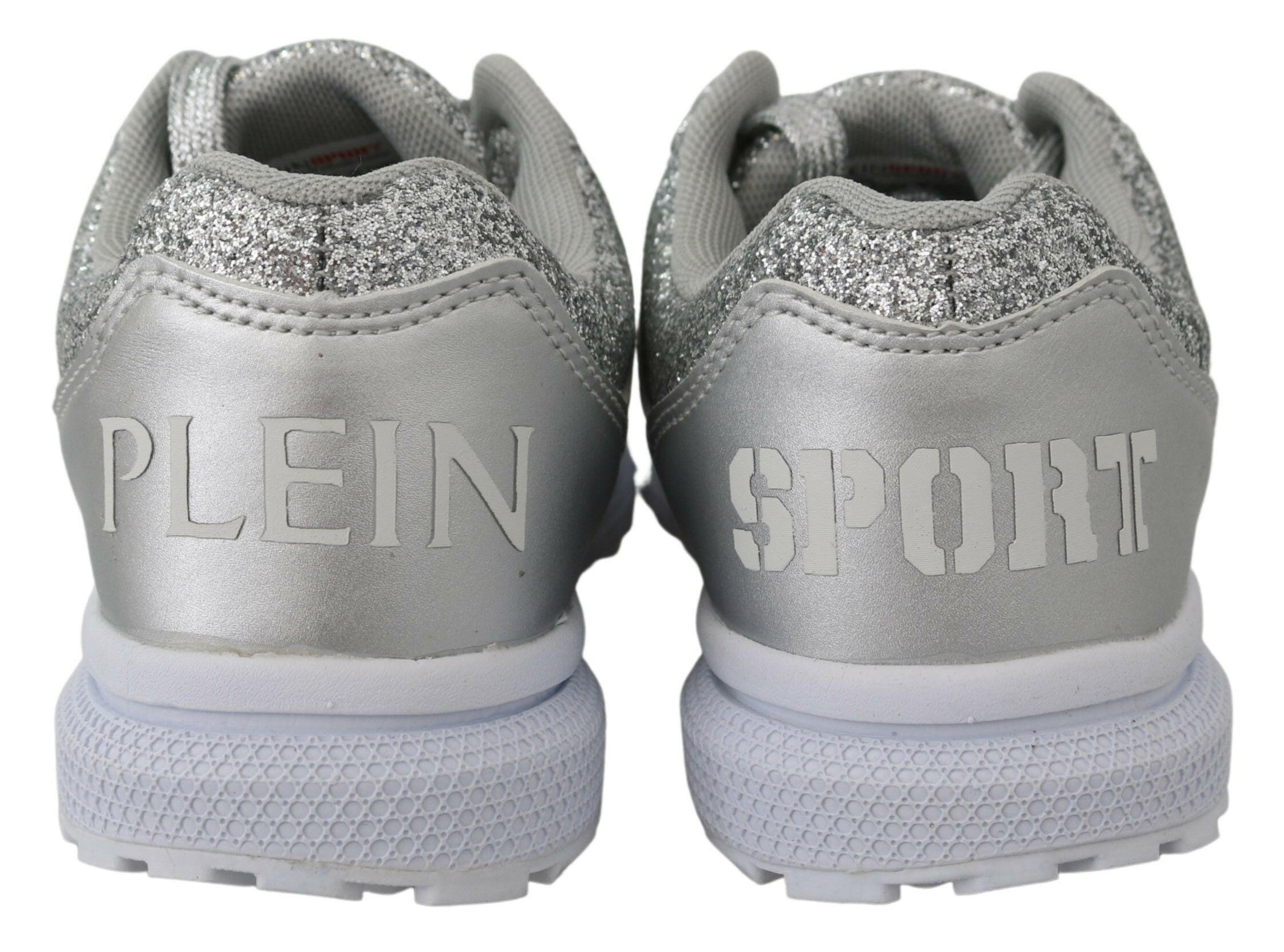 Plein Sport Chic Silver Runner Jasmines Sneakers -   -  Plein Sport.