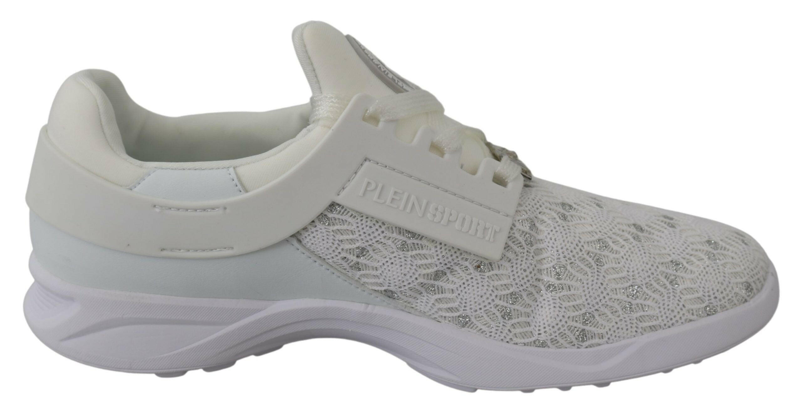 Plein Sport Sleek White Runner Beth Sport Sneakers -   -  Plein Sport.