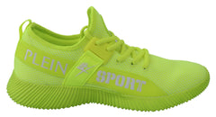 Plein Sport Electrify Your Step with Yellow Carter Sport Sneakers -   -  Plein Sport.