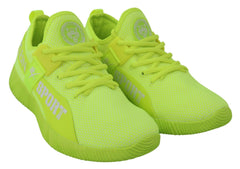 Plein Sport Electrify Your Step with Yellow Carter Sport Sneakers -   -  Plein Sport.