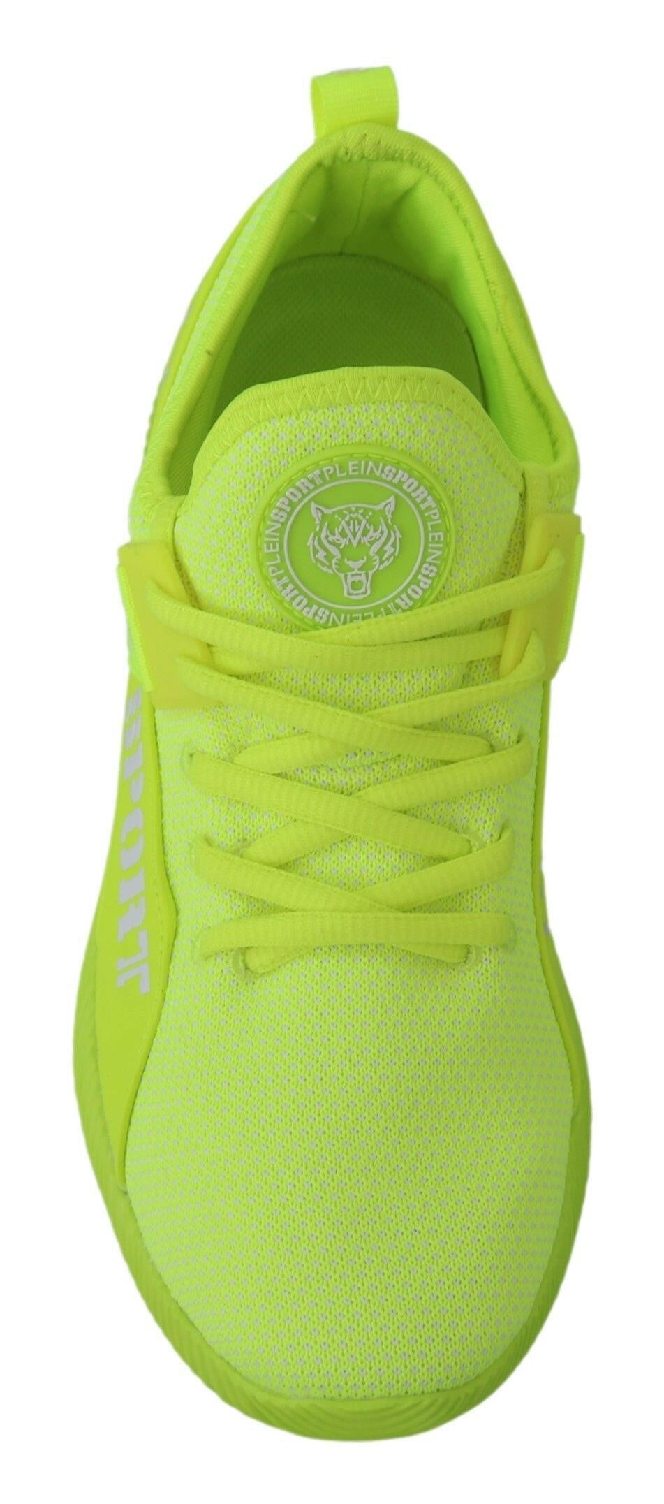 Plein Sport Electrify Your Step with Yellow Carter Sport Sneakers -   -  Plein Sport.