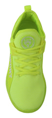 Plein Sport Electrify Your Step with Yellow Carter Sport Sneakers -   -  Plein Sport.