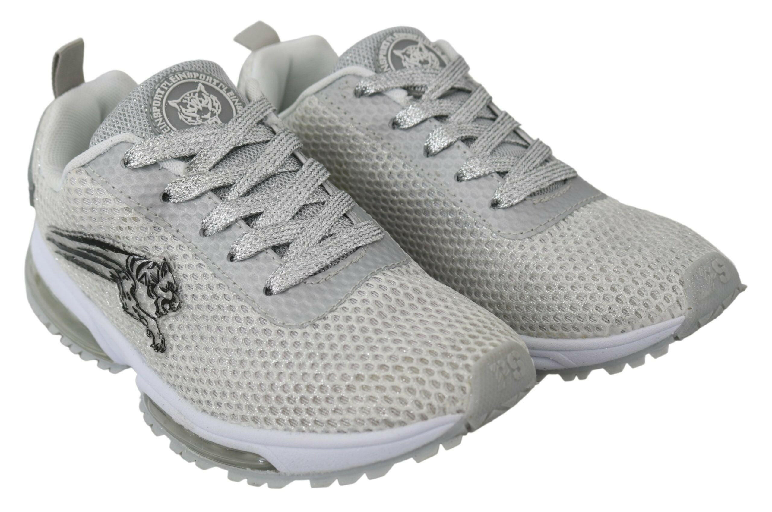 Plein Sport Glamorous Silver Gretel Sport Sneakers -   -  Plein Sport.