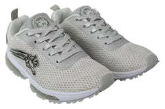 Plein Sport Glamorous Silver Gretel Sport Sneakers -   -  Plein Sport.