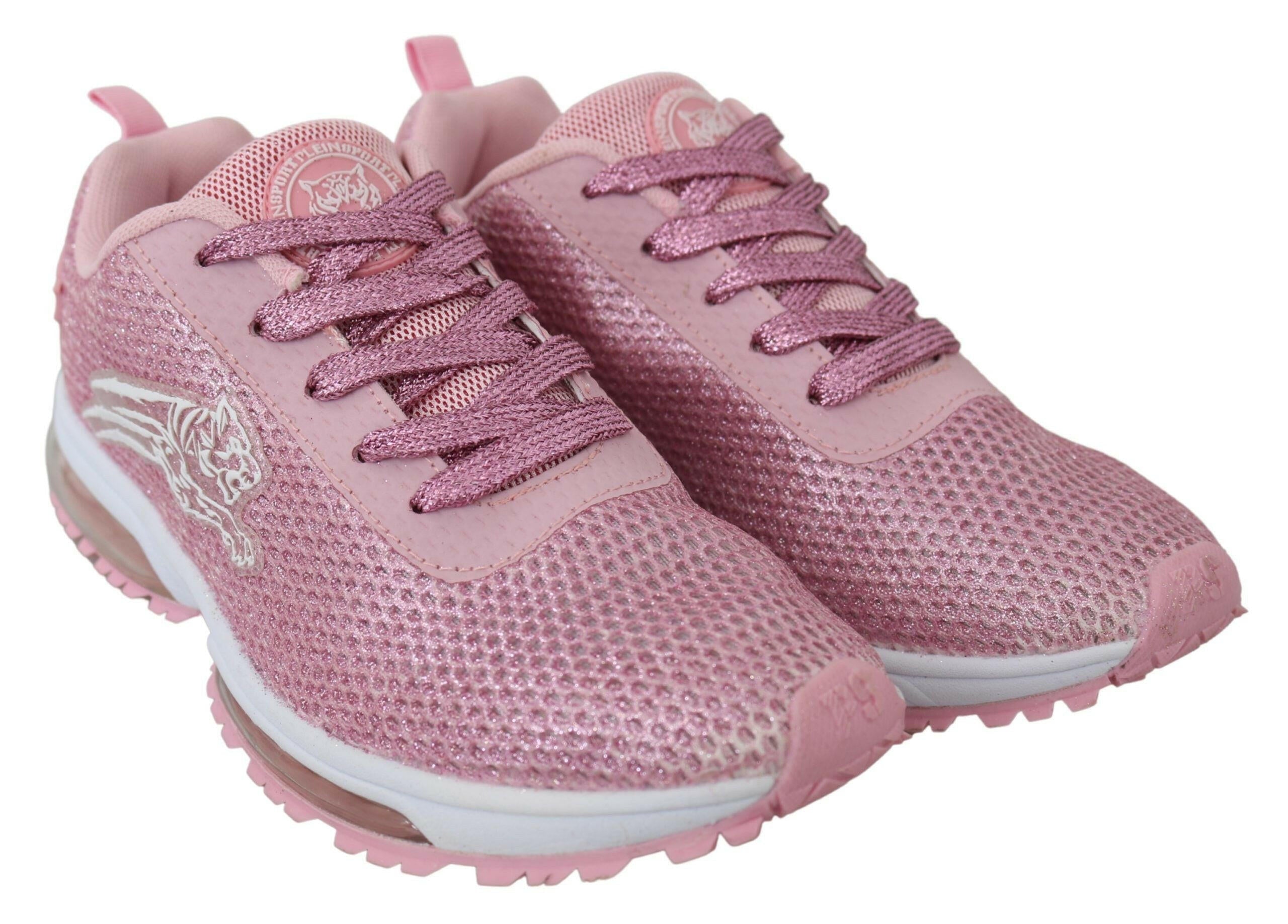 Plein Sport Chic Powder Pink High-Craft Sneakers -   -  Plein Sport.