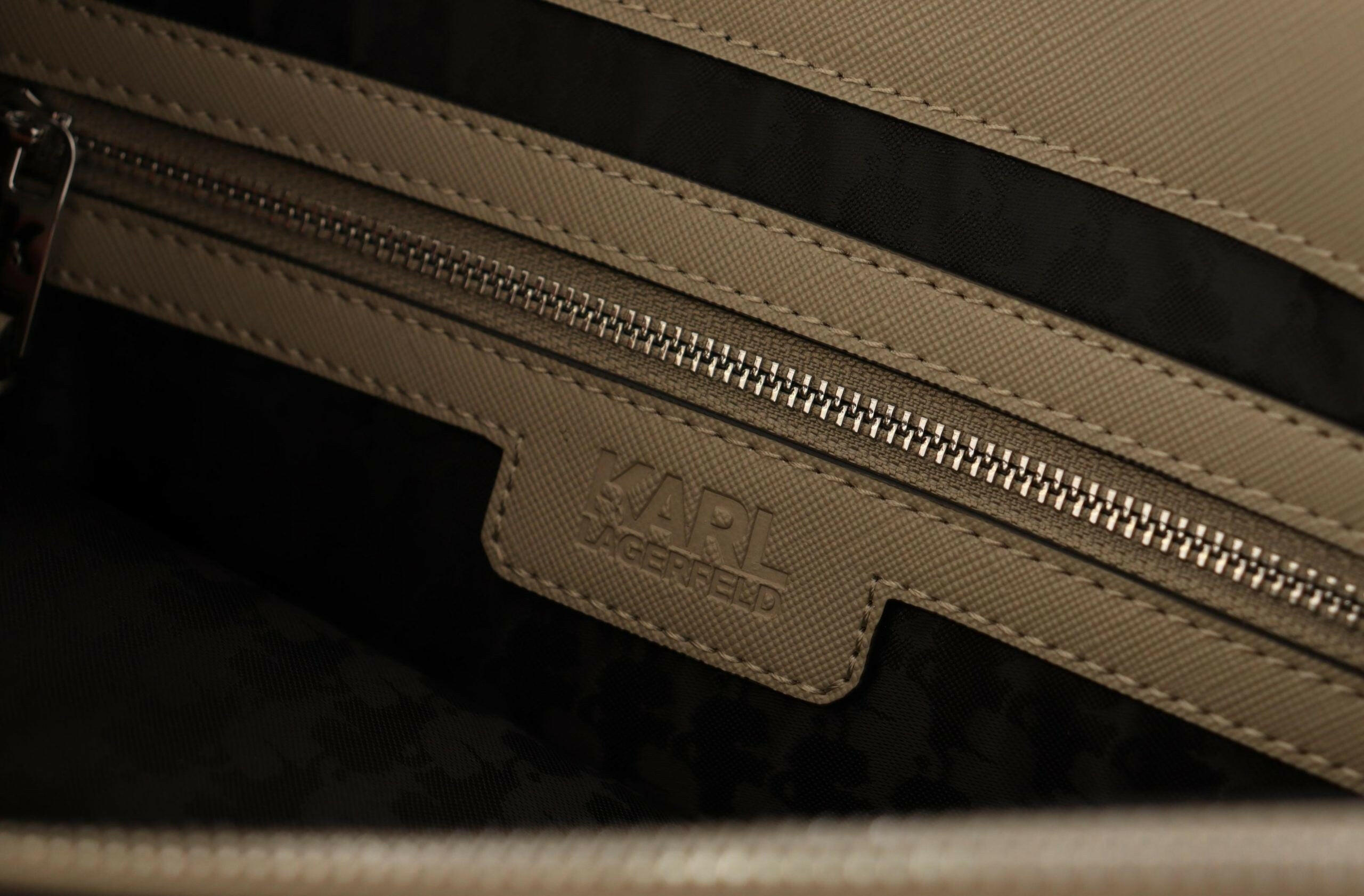 Karl Lagerfeld Elegant Sage Green Tote Shoulder Bag -  Luxury Shopper Bag for Women -  Karl Lagerfeld.