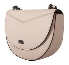 Karl Lagerfeld Elegant Mauve Light Pink Leather Shoulder Bag -  Luxury Shoulder Bag for Women -  Karl Lagerfeld.
