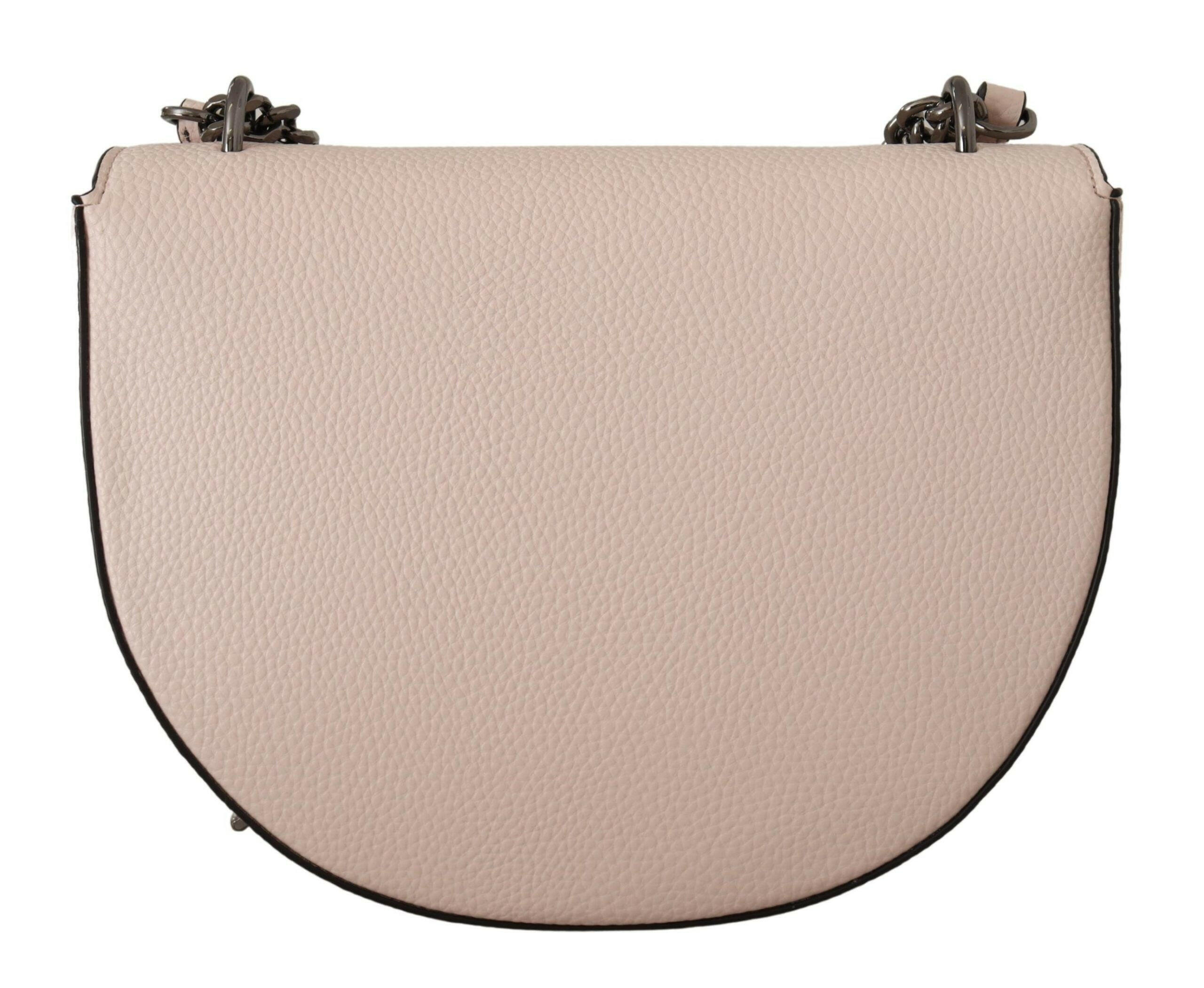 Karl Lagerfeld Elegant Mauve Light Pink Leather Shoulder Bag -  Luxury Shoulder Bag for Women -  Karl Lagerfeld.