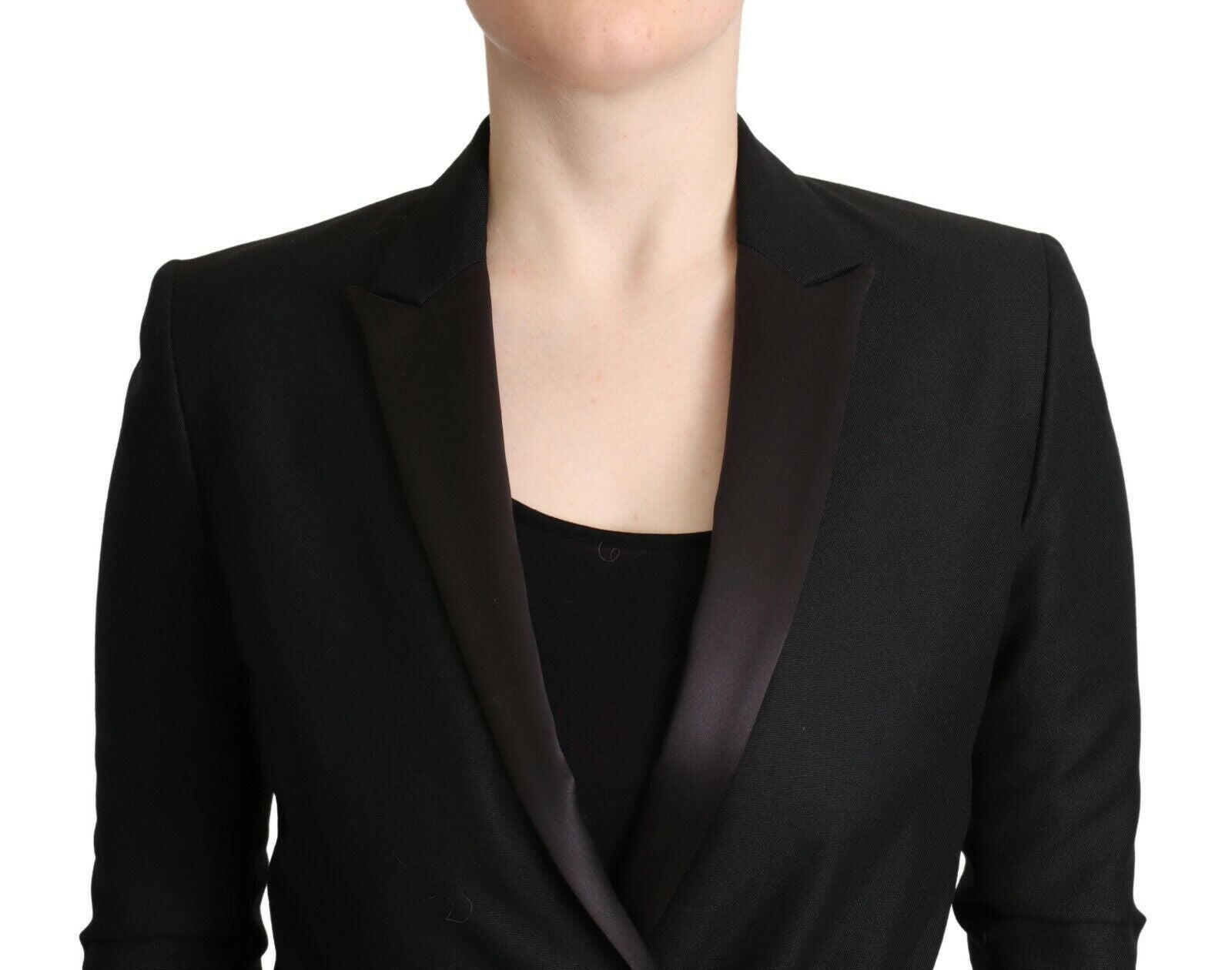 Costume National Black Long Sleeves Double Breasted Jacket -   -  Costume National.