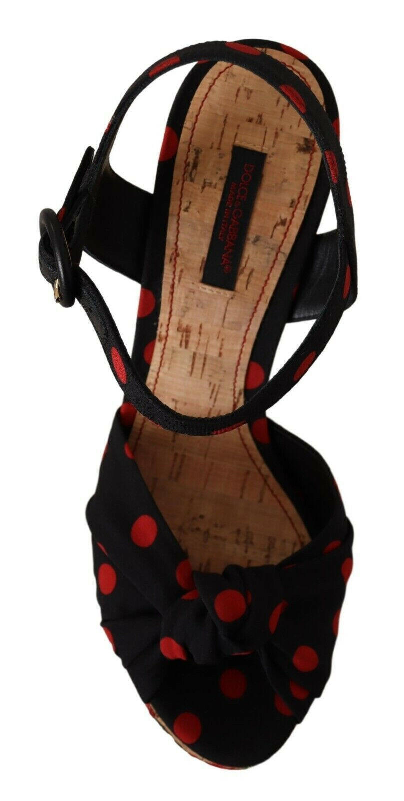 Dolce & Gabbana Multicolor Platform Wedges Sandals Charmeuse Shoes -   -  Dolce & Gabbana.