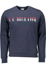 U.S. POLO ASSN. Blue Cotton Men Sweater -   -  U.S. POLO ASSN..