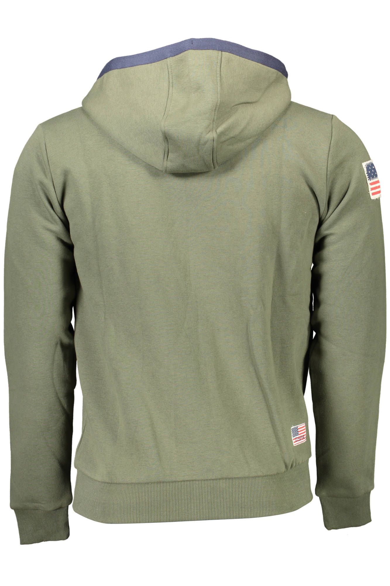U.S. POLO ASSN. Green Cotton Men Sweater -   -  U.S. POLO ASSN..